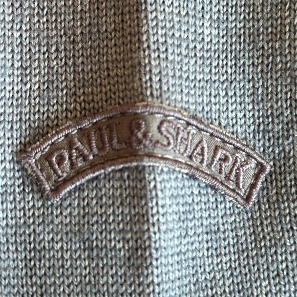 Paul & Shark | 100% Virgin Wool Blue Half Zip Sweater, Size XL - Picture 4 of 8